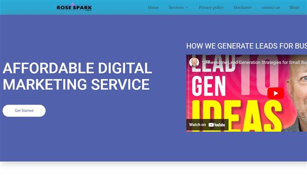 Rose Spark - Digital Marketing Agency Services In Kolkata